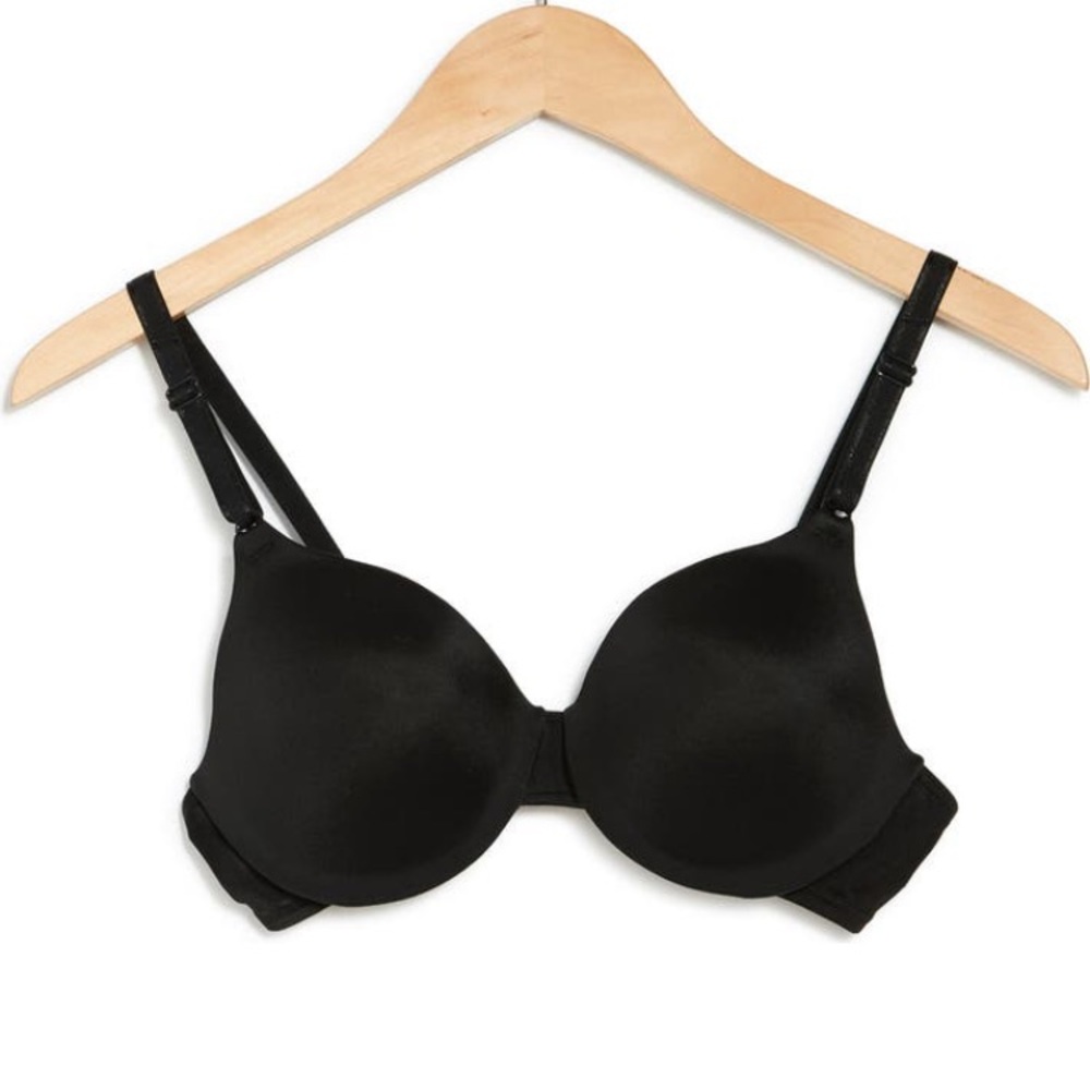 Warners Bra Black Tee 34C